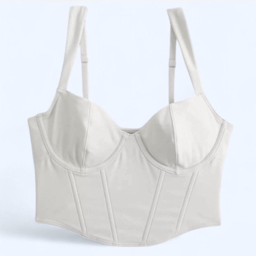 NWT Gilly Hicks Bustier Corset Cropped Tank Top